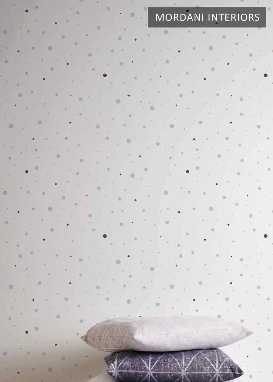 PLAIN DOTS LITTLE LOVE KIDS WALLPAPER DESIGN